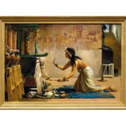 Puzzle 1000 pièces : Les Obsèques d'un chat égyptien - Ks Games