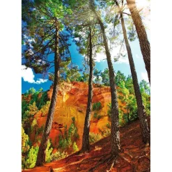 Puzzle 1000 pièces : Les ocres de Roussillon - Nathan