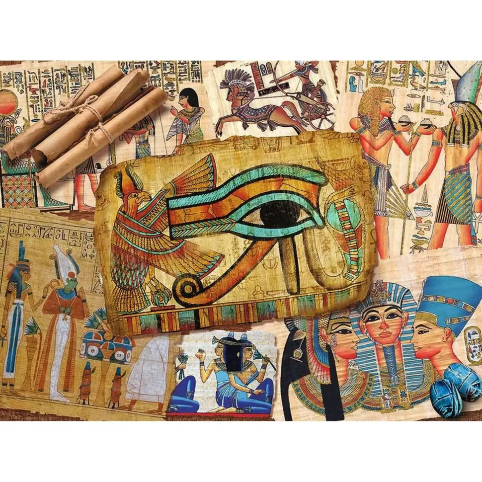 Puzzle 1000 pièces : Les papyrus de l'Egypte ancienne - Nathan