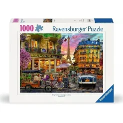 Puzzle 1000 pièces : Les premières lueurs de Paris - Ravensburger