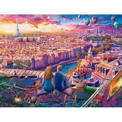 Puzzle 1000 pièces : Les toits de Paris - Eurographics