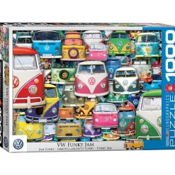 Puzzle 1000 pièces : Les vans Volskwagen - Eurographics