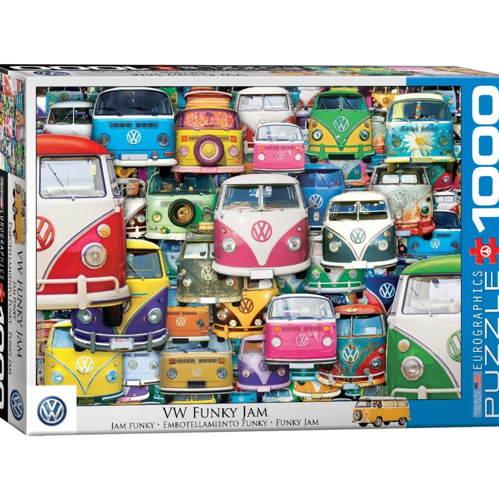 Puzzle 1000 pièces : Les vans Volskwagen - Eurographics
