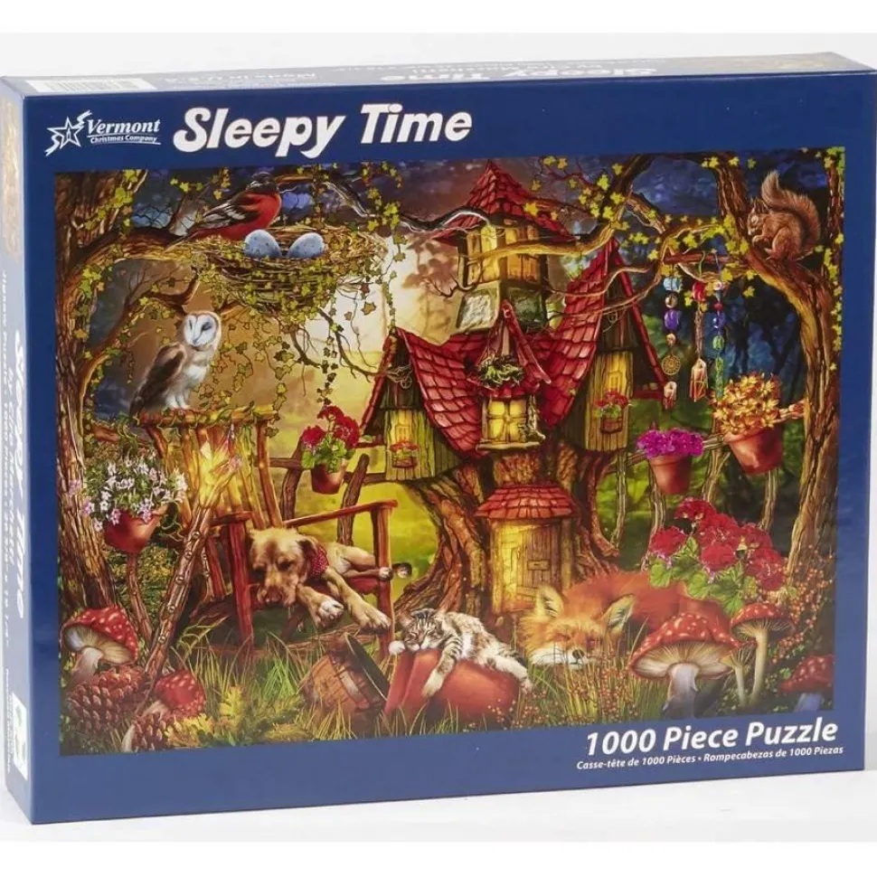 Puzzle 1000 pièces : L'heure du sommeil - Vermont Christmas Company