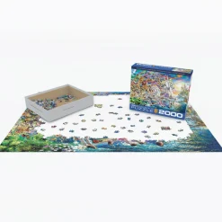 Puzzle 2000 pièces : Licorne fantasy - Eurographics