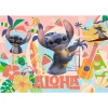 Puzzle 100 pièces : Lilo et Stitch / Point et amis en action - Trefl