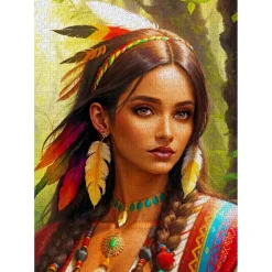 Puzzle 1000 pièces : L'Indien - EnjoyPuzzle