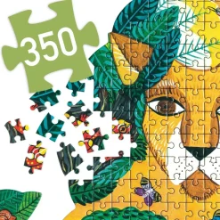 Puzzle 350 pièces : Lion - Djeco