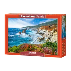 Puzzle 2000 pièces : Littoral de Big Sur, Californie, USA - Castorland