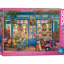 Puzzle 1000 pièces : Livres et café par Gary Walton - Eurographics