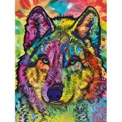 Puzzle 1000 pièces : L'âme du loup - Heye