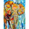 Puzzle 1000 Pièces : Éléphant coloré - EnjoyPuzzle