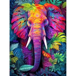 Puzzle 1000 Pièces : Éléphant déguisé - EnjoyPuzzle