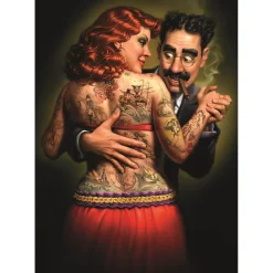 Puzzle 1000 pièces : Lydia la femme tatouée - Mark Fredrickson - Edition spéciale - Magnolia