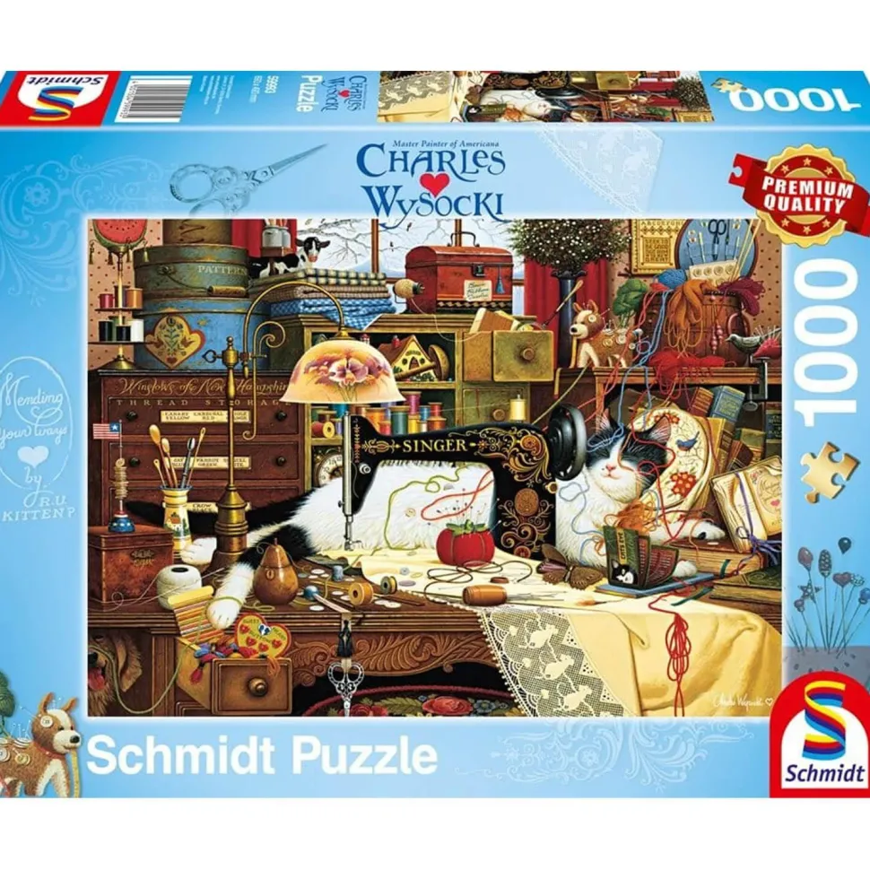 Puzzle 1000 pièces : Maggie la bordélique - Schmidt