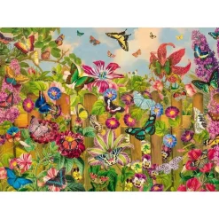 Puzzle 2000 pièces : Magnifique jardin des papillons - Schmidt
