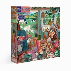 Puzzle 1000 pièces : Maison d'artiste - Eeboo