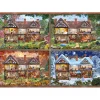 Puzzle 2000 pièces : Maison des quatre saisons - Schmidt