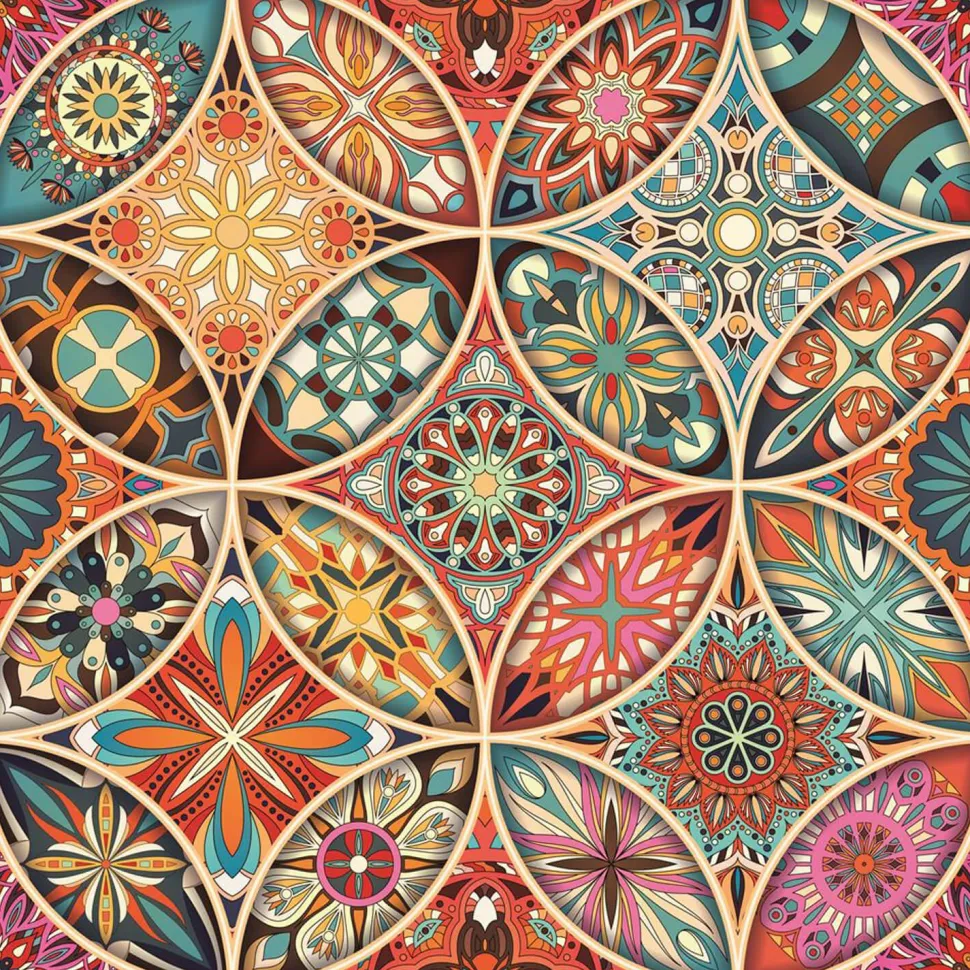 Puzzle 1023 pièces : Mandala - Magnolia