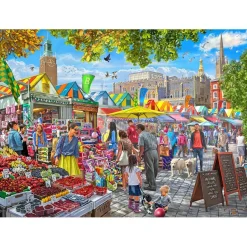 Puzzle 1000 pièces : Marché d'été - Vermont Christmas Company