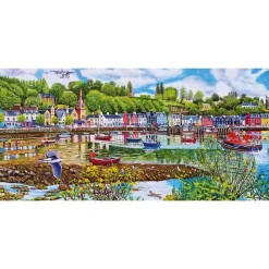 Puzzle 636 pièces : Marée basse à Tobermory - Gibsons