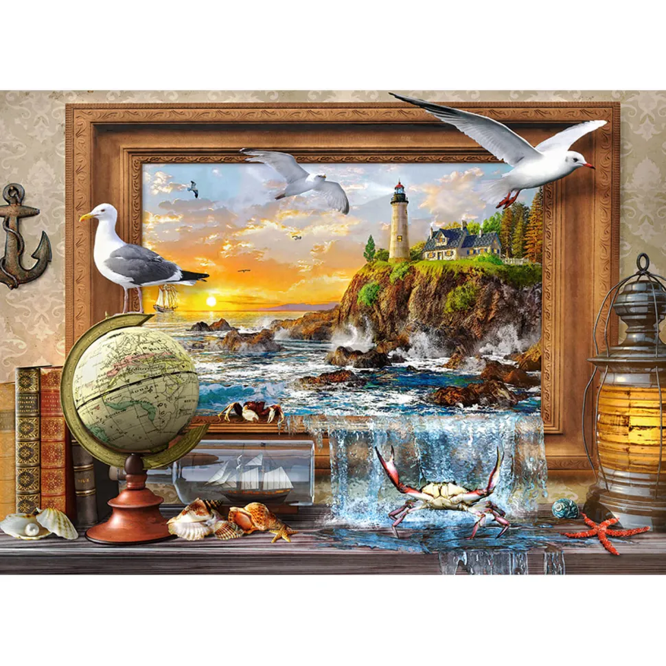 Puzzle 1000 pièces : Marine à la vie - Castorland