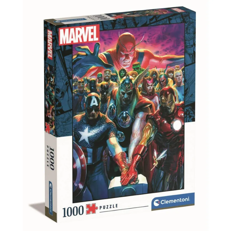 Puzzle 1000 pièces : Marvel - Clementoni
