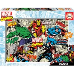 Puzzle 1000 pièces : Marvel comics - Educa