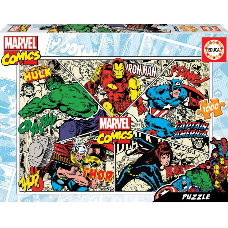 Puzzle 1000 pièces : Marvel comics - Educa