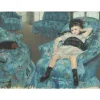 Puzzle 1000 pièces : Mary Cassatt - Fille Dans Canapé bleu - DToys