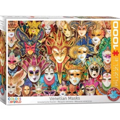 Puzzle 1000 pièces : Masques vénitiens - Eurographics