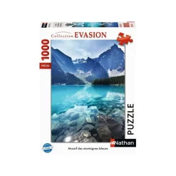 Puzzle 1000 pièces : Massif des montagnes bleues - Nathan