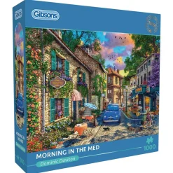 Puzzle 1000 pièces : Matin en Méditerranée - Gibsons
