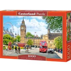 Puzzle 1000 pièces : Matinée bien remplie à Londres - Castorland