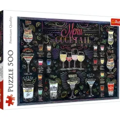 Puzzle 500 pièces : Menu Cocktails - Trefl