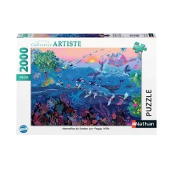 Puzzle 2000 pièces : Merveilles de l'océan, Peggy Nille - Nathan