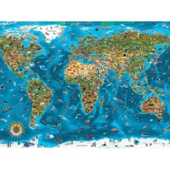 Puzzle 12000 pièces : Merveilles du monde - Educa