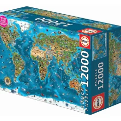 Puzzle 12000 pièces : Merveilles du monde - Educa