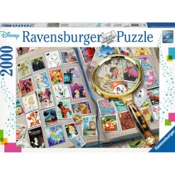 Puzzle 2000 pièces : Mes timbres préférés Disney - Ravensburger