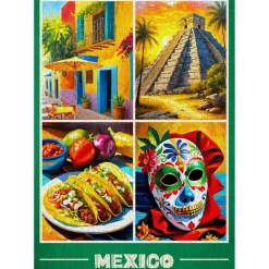 Puzzle 1000 pièces : Mexique - EnjoyPuzzle
