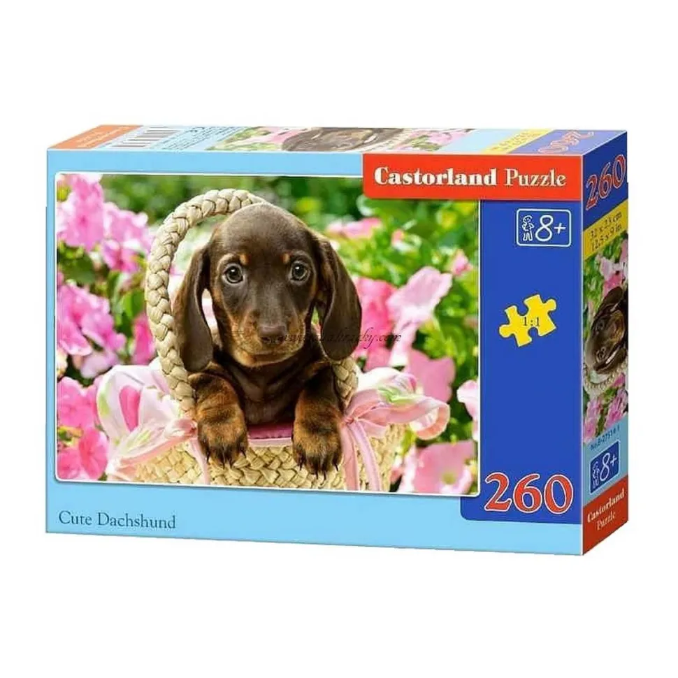 Puzzle 260 pièces : Mignon Teckel - Castorland