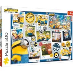Puzzle 500 pièces : Minions : Collection de folles photos - Trefl