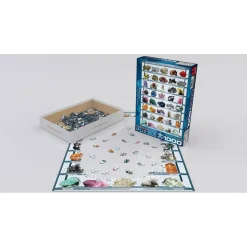 Puzzle 1000 pièces : Minéraux du monde - Eurographics