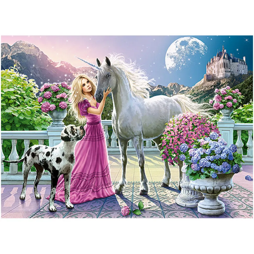 Puzzle 300 pièces : Mon amie la licorne - Castorland