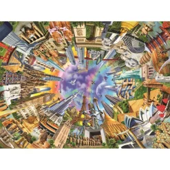 Puzzle 3000 pièces : Monde en 360° - Anatolian