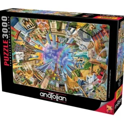 Puzzle 3000 pièces : Monde en 360° - Anatolian