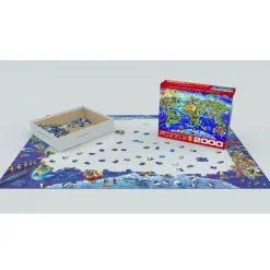 Puzzle 2000 pièces : Monde fou - Eurographics