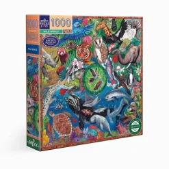 Puzzle 1000 pièces : Monde sauvage - Eeboo