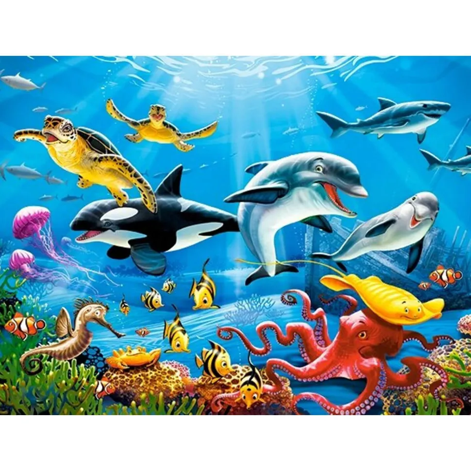 Puzzle 200 pièces : Monde sous-marin tropical - Castorland