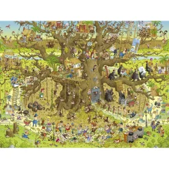 Puzzle 1000 pièces : Monkey Habitat - Heye